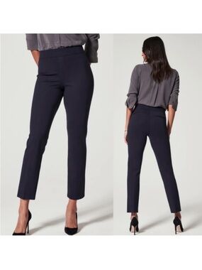 SPANX Perfect Pant Ponte Slim Straight Classic Navy Size M